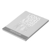 Der Assistent von OZ™ | Löwen Tigers & Bars Oh My! Notizblock (Rotiert)