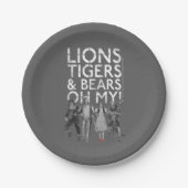 Der Assistent von OZ™ | Löwen Tigers & Bars Oh My! Pappteller (Vorderseite)