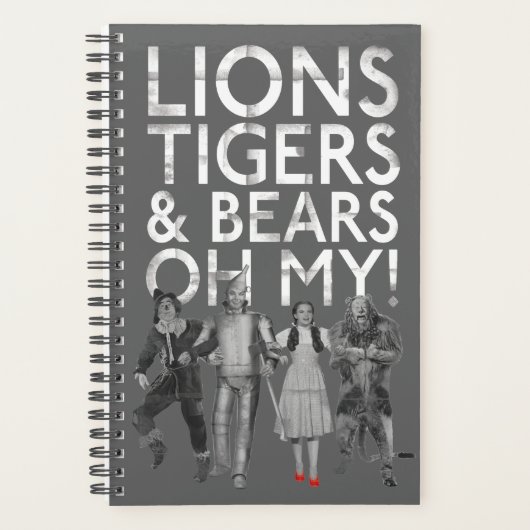 Der Assistent von OZ™ | Löwen Tigers & Bars Oh My! Planer (Vorderseite)