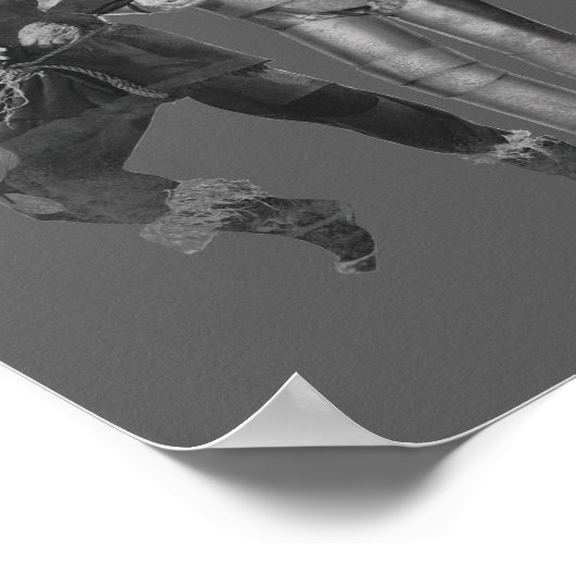 Der Assistent von OZ™ | Löwen Tigers & Bars Oh My! Poster (Ecke)