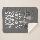 Der Assistent von OZ™ | Löwen Tigers & Bars Oh My! Sherpadecke (Vorderseite (Horizontal))