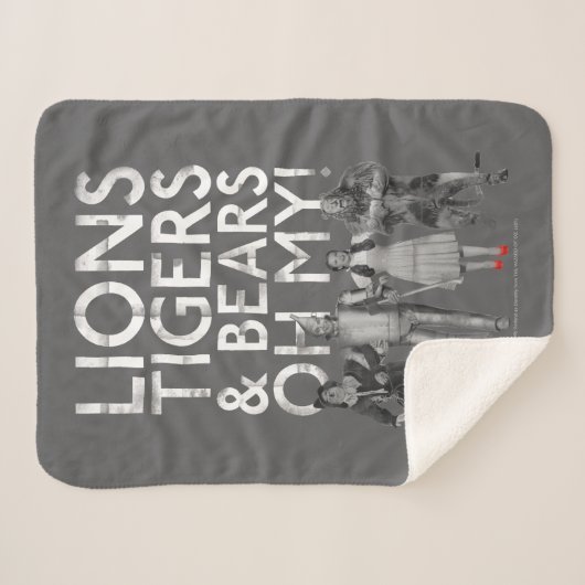 Der Assistent von OZ™ | Löwen Tigers & Bars Oh My! Sherpadecke (Vorderseite (Horizontal))