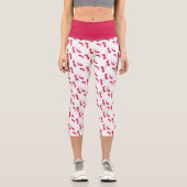 Der Assistent von OZ™ | Ruby Slippers™ Muster Capri Leggings (Vorderseite)