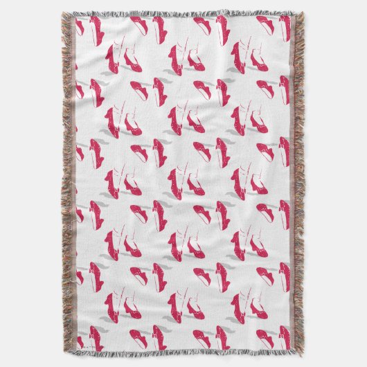 Der Assistent von OZ™ | Ruby Slippers™ Muster Decke (Vorderseite Vertikal)