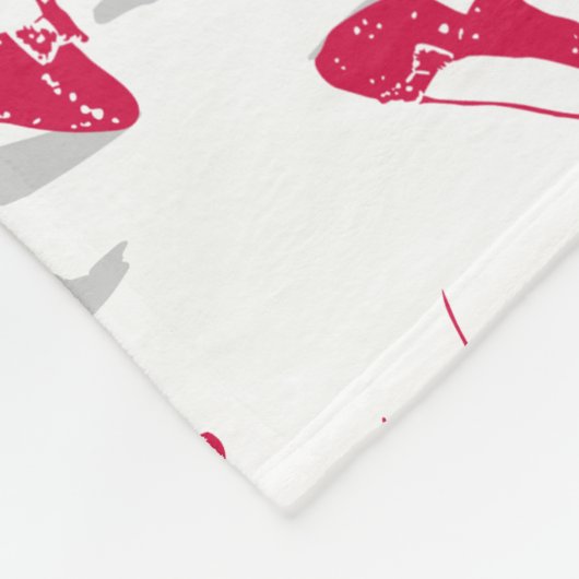 Der Assistent von OZ™ | Ruby Slippers™ Muster Fleecedecke (Ecke)