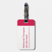 Der Assistent von OZ™ | Ruby Slippers™ Muster Gepäckanhänger (Rückseite vertikal)