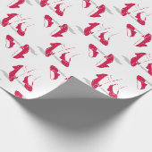 Der Assistent von OZ™ | Ruby Slippers™ Muster Geschenkpapier (Ecke)