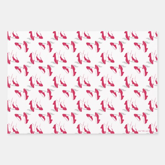 Der Assistent von OZ™ | Ruby Slippers™ Muster Geschenkpapier Set (Vorderseite 2)