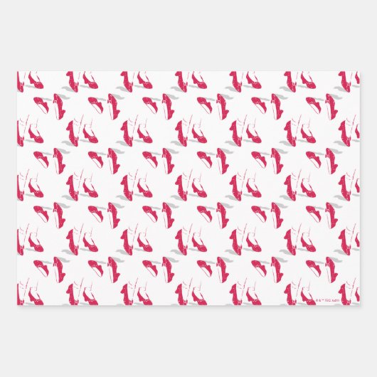 Der Assistent von OZ™ | Ruby Slippers™ Muster Geschenkpapier Set (Vorderseite)