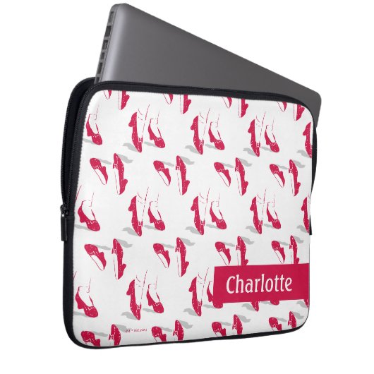 Der Assistent von OZ™ | Ruby Slippers™ Muster Laptopschutzhülle (Vorne Rechts)