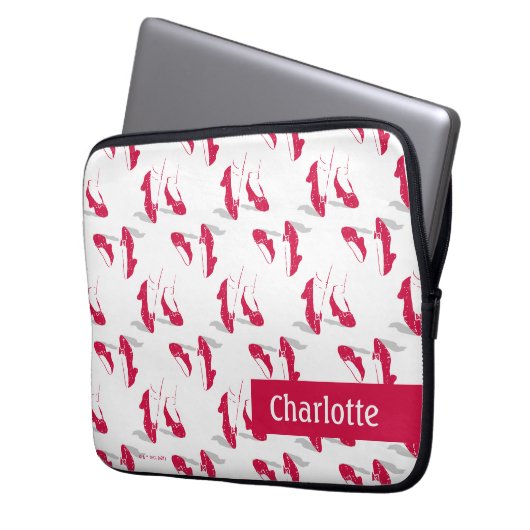 Der Assistent von OZ™ | Ruby Slippers™ Muster Laptopschutzhülle (Vorderseite Links)