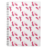 Der Assistent von OZ™ | Ruby Slippers™ Muster Notizblock (Vorderseite)