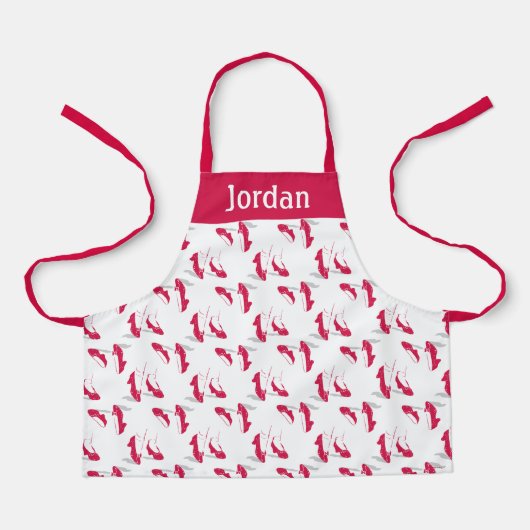 Der Assistent von OZ™ | Ruby Slippers™ Muster Schürze (Vorderseite)