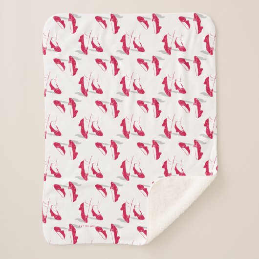 Der Assistent von OZ™ | Ruby Slippers™ Muster Sherpadecke (Vorderseite)