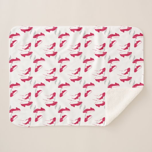 Der Assistent von OZ™ | Ruby Slippers™ Muster Sherpadecke (Vorderseite (Horizontal))