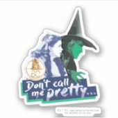 Der Assistent von OZ™ | Ruf mich nicht Hübsch an Aufkleber (Vorderseite)