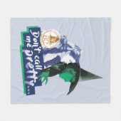 Der Assistent von OZ™ | Ruf mich nicht Hübsch an Fleecedecke (Vorderseite (Horizontal))