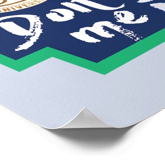 Der Assistent von OZ™ | Ruf mich nicht Hübsch an Poster (Ecke)