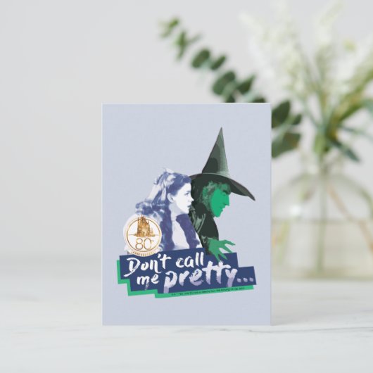 Der Assistent von OZ™ | Ruf mich nicht Hübsch an Postkarte (Stehend Vorderseite)