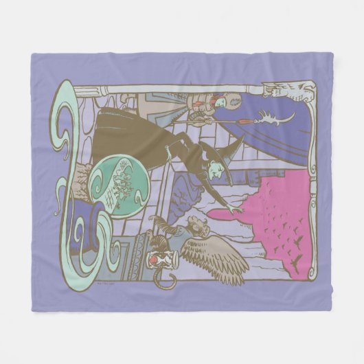 Der Assistent von OZ™ | Storybook Wicked Witz™ Fleecedecke (Vorderseite (Horizontal))