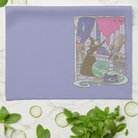 Der Assistent von OZ™ | Storybook Wicked Witz™ Geschirrtuch (Gefaltet)