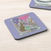 Der Assistent von OZ™ | Storybook Wicked Witz™ Getränkeuntersetzer (Linke Seite)