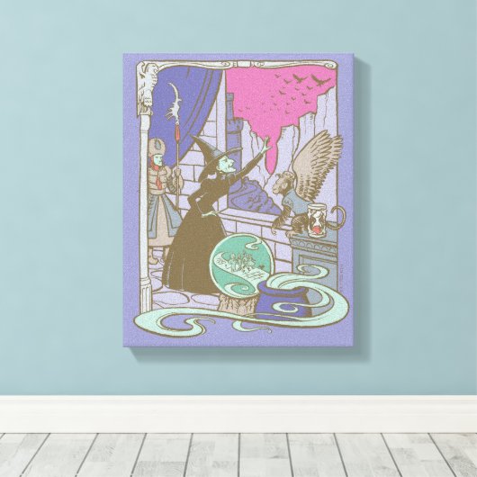 Der Assistent von OZ™ | Storybook Wicked Witz™ Leinwanddruck (Insitu (Holzboden))