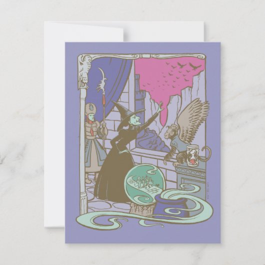 Der Assistent von OZ™ | Storybook Wicked Witz™ Mitteilungskarte (Vorderseite)