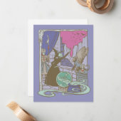 Der Assistent von OZ™ | Storybook Wicked Witz™ Mitteilungskarte (Vorderseite/Rückseite Beispiel)