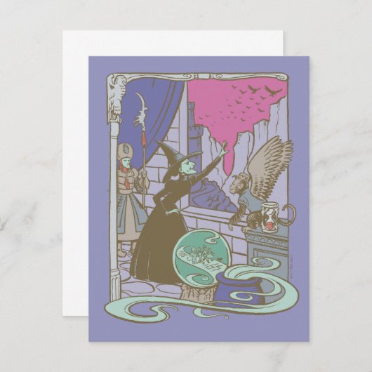 Der Assistent von OZ™ | Storybook Wicked Witz™ Mitteilungskarte (Vorne/Hinten)