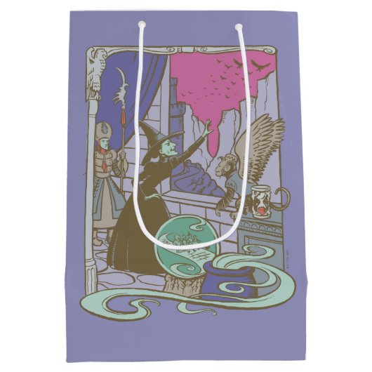 Der Assistent von OZ™ | Storybook Wicked Witz™ Mittlere Geschenktüte (Rückseite)
