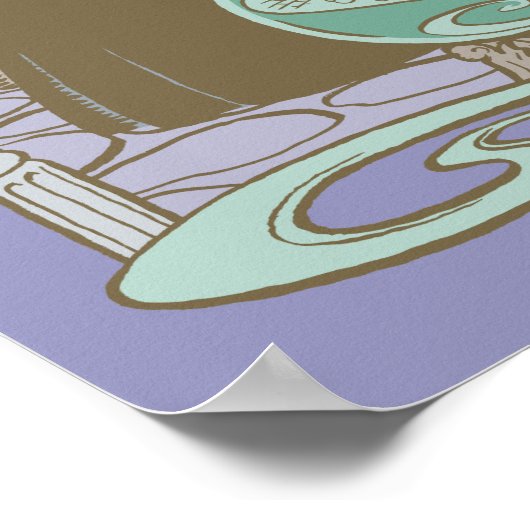 Der Assistent von OZ™ | Storybook Wicked Witz™ Poster (Ecke)