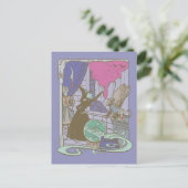 Der Assistent von OZ™ | Storybook Wicked Witz™ Postkarte (Stehend Vorderseite)