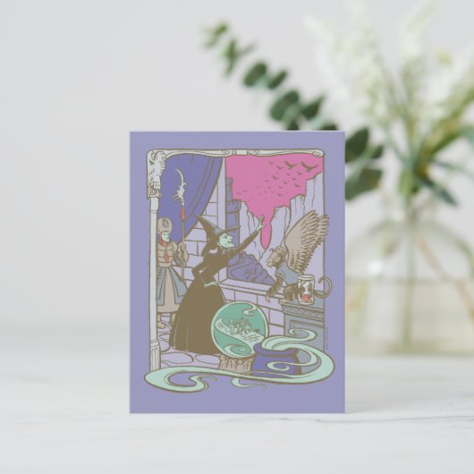 Der Assistent von OZ™ | Storybook Wicked Witz™ Postkarte (Stehend Vorderseite)