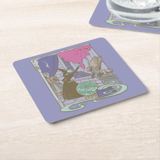 Der Assistent von OZ™ | Storybook Wicked Witz™ Rechteckiger Pappuntersetzer (angewinkelt)