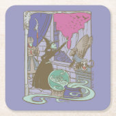 Der Assistent von OZ™ | Storybook Wicked Witz™ Rechteckiger Pappuntersetzer (Vorderseite)