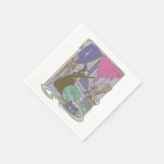 Der Assistent von OZ™ | Storybook Wicked Witz™ Serviette (Ecke)