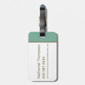 Der Assistent von OZ™ | Storybook Yellow Bridge Ro Gepäckanhänger (Rückseite vertikal)