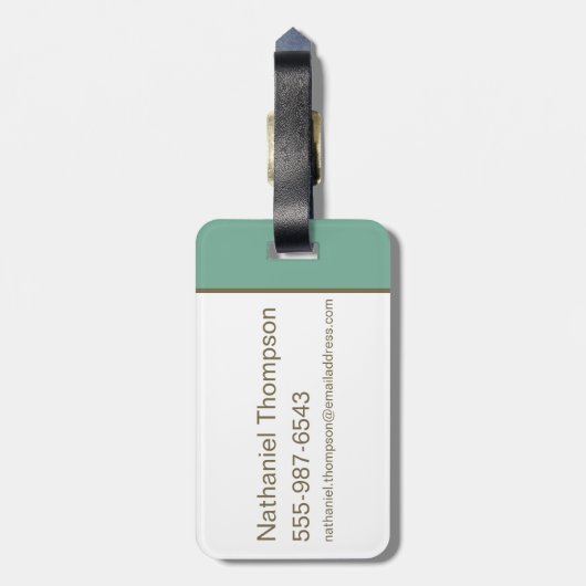 Der Assistent von OZ™ | Storybook Yellow Bridge Ro Gepäckanhänger (Rückseite vertikal)