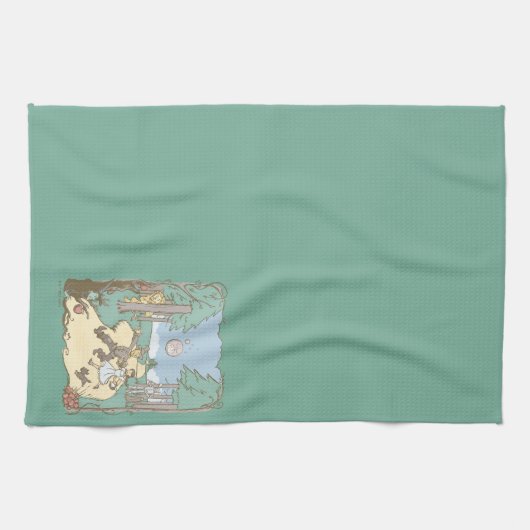 Der Assistent von OZ™ | Storybook Yellow Bridge Ro Geschirrtuch (Horizontal)