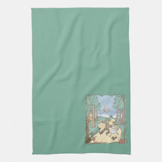 Der Assistent von OZ™ | Storybook Yellow Bridge Ro Geschirrtuch (Vertikal)