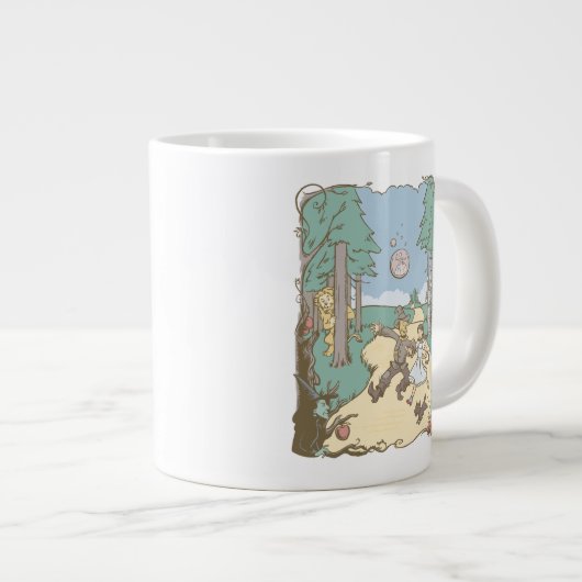 Der Assistent von OZ™ | Storybook Yellow Bridge Ro Jumbo-Tasse (Vorderseite Rechts)