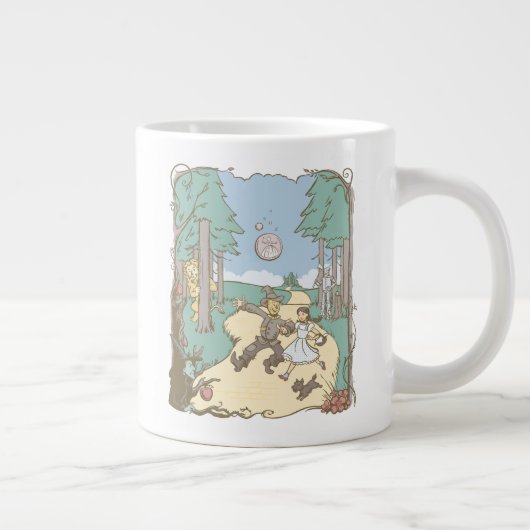 Der Assistent von OZ™ | Storybook Yellow Bridge Ro Jumbo-Tasse (Rechts)