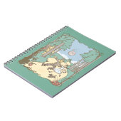 Der Assistent von OZ™ | Storybook Yellow Bridge Ro Notizblock (Linke Seite)