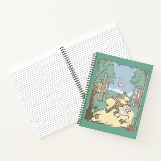 Der Assistent von OZ™ | Storybook Yellow Bridge Ro Notizblock (Innenseite)