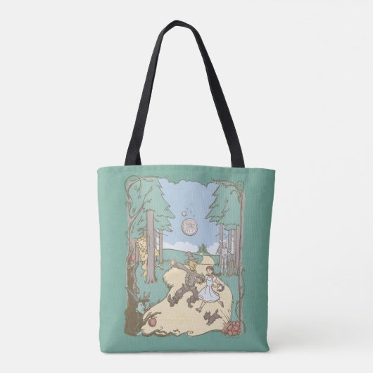 Der Assistent von OZ™ | Storybook Yellow Bridge Ro Tasche (Rückseite)