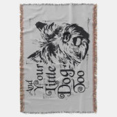 Der Assistent von OZ™ | Und auch dein kleiner Hund Decke (Vorderseite Vertikal)