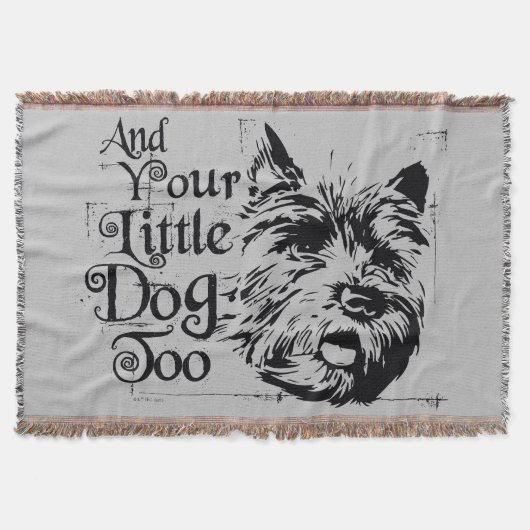 Der Assistent von OZ™ | Und auch dein kleiner Hund Decke (Vorderseite)