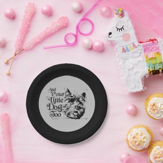 Der Assistent von OZ™ | Und auch dein kleiner Hund Pappteller (Party)