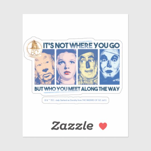 Der Assistent von OZ™ | Wer Sie unterwegs treffen Aufkleber (Blatt)